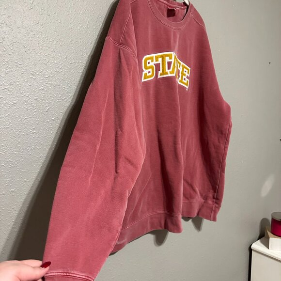 Iowa State Comfort Colors Crewneck Sweatshirt - Picture 3 of 4